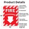 Signmission Fire Extinguisher with Arrow OSHA ANSI Sign, Aluminum, 10in W x 14in L, 2PK OS-2PACK-MISC-A-1014-L-19492 - alternate 2
